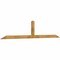 Ekena Millwork Portland Rough Sawn Timber Gable Bracket, Western Red Cedar, 108"W x 22"H x 2"D x 4"F, 5/12 Pitch GBW108X22X0204POR00RWR - alternate 2